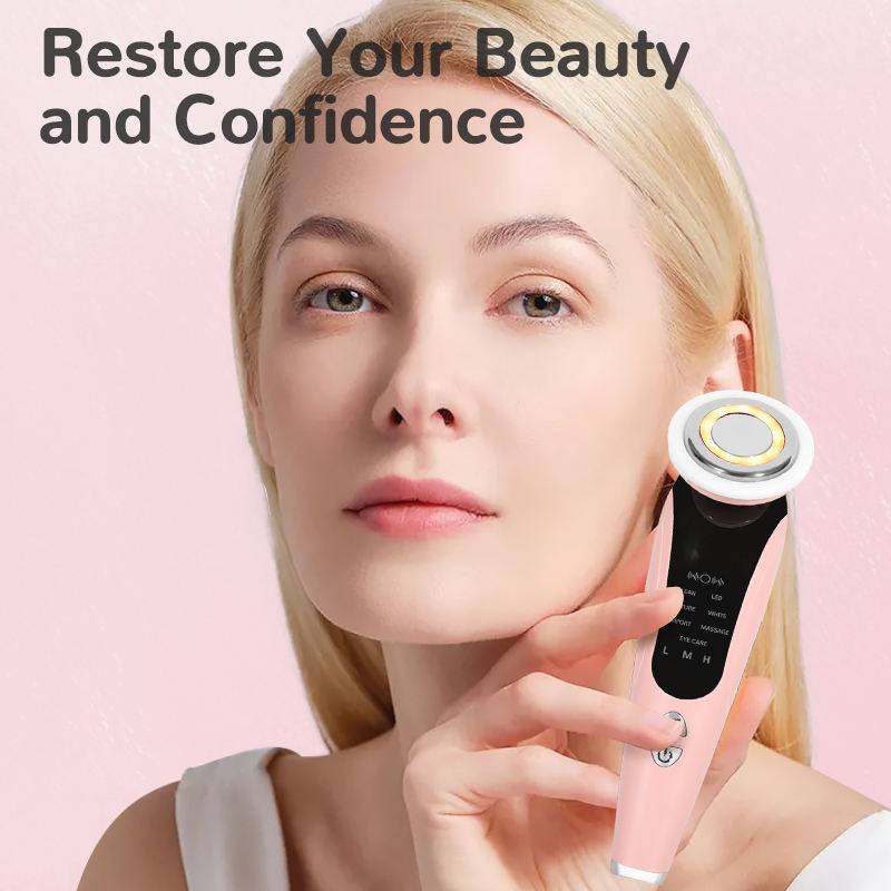 Masseur facial LED multifonction