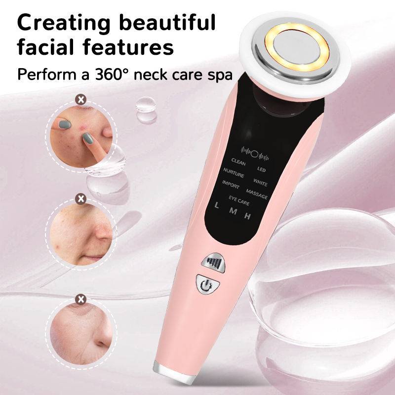 Masseur facial LED multifonction